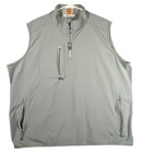 Men s Xxl Peter Millar Golf Lightweight Sleeveless 1 4 Zip Vest Gale Gray 24033
