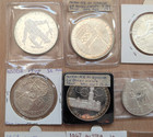 Large Lot Of Old Austrian Silver Coins  c  Some Proofs  Large Schillings Etc