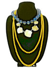 Jewelry Lot Sun Sky   Yellow Blue Floral Bling Sparkle Retro Vintage New  fun 
