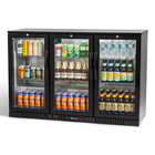 Procool Counter Height 54  Wide 3-door Glass Back Bar Cooler Fridge