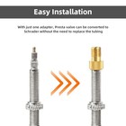 Bike Valve Adaptor  Needle Inflation Balloon Tire Pump Adapter Kitfor 6 Pcs