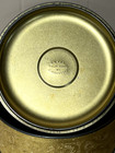 Vintage Fruit Cake Tin  Gold  7 1 2  Round  3 1 2   Deep 