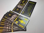 10 Pack - Donald J  Trump Money Black Gold Diamond Single Notes  10000  