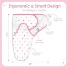Baby Swaddle Blanket  0-3 Months  Cotton Arm-in Sleep Sack  Wearable Blankets   