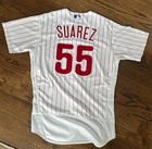 Authentic Game Used Worn Ranger Suarez Philadelphia Phillies Jersey