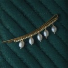 Antique Style Pearl Hairpin Real Pearl Hair Accessories  Hanfu Headdress Tassel