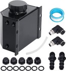 Coolant Radiator Tank Reservoir Expansion Overflow Tank Black 1 Litre