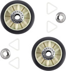 4 Pack 349241t Dryer Drum Roller Kit Replacement For Whirlpool  Kenmore  Sears 3