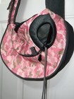 Pet Puppy Dog Carrier Backpack Travel Tote Pink Camo Bag Mesh Sling Carry Pack