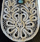 Pattern For Large  Collar-insert Length 20   Russian Vologda Lace  Full Size 