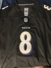Lamar Jackson  8 Baltimore Ravens Men s On-field Game Jersey Black