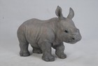 Baby Rhino Garden Statue Garden Decoration Home Decor Resin Animal Sculpture