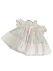 Baby Togs Vintage Dress 6-9 Months Pink Smocked Embroidered Classic Southern