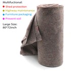 2pc Heavy Duty Textile Moving Blanket 80  X 72  Furniture Packing Pad Tree Keep 