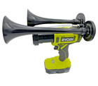 Gatorblast    For Ryobi 18v Drill Train Air Horn Dual Black Trumpets Double Loud