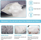 Pregnancy Maternity Pillows For Women Sleeping Washable U- Shape Belly Full Body