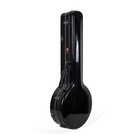 Crossrock Fiberglass Banjo Case Fits 5-string Resonator Styles-tsa Lock-black