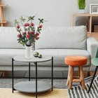 5 Pcs 19 3-inch Fake Pomegranate Artificial Fruit Branches For Diy Home Decor