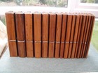 Half Set Of 17 Hollow   Round Moulding Planes  By Davis   cabinet Pitch  