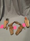 Vintage Leather Cap Gun Holsters Lot Of 3