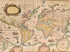 Willem Blaeu 1636 World Map Large Print 34x46  By American Map Co  2101