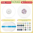 Colarr 80 Pcs Sensor Covers Compatible With Libre 2 Stickers Waterproof Adhesive