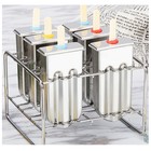 6pcs Stainless Steel Popsicle Molds Diy Ice Cream Pop Lolly Popsicle Mold 6 Mold