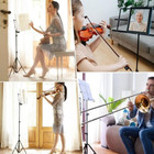 1 Pack Music Stand 2 In 1 Dual-use Folding Sheet Music Stand Lightweigh   