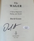 The Wager David Grann Signed Autographed Hc Book Dicaprio Jsa Coa Ar43317