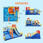 6in1 Kids Inflatable Water Slide Bounce House Water Park Splash Pool 550w Blower