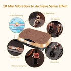 Vibration Plate Exercise Machine - Whole Body Fitness Vibration Platform - Ho   