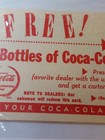 Vintage Free Coca Cola Post Card Advertising Promo Still Sealed In Plastic Nos