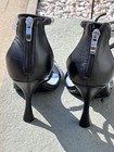 Nine West Black And Silver Rhinestone Open Toe Shoes  Size 8