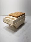 Vintage Igloo Little Kool Rest Ice Chest Cooler Armrest Cup Holder Tan Brown