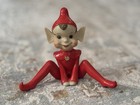 2 Rare Vintage 6    Elf pixie Figurines