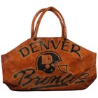 Denver Broncos Retro 1970 s Vintage Hand Tooled Leather Purse 55666