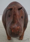 F75046  Dimitri Omersa Abercrombie   Fitch Leather Rhino Footstool