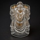 Antique 1876 Jenny Lind Glass Wall Match Holder Striker Eapg Authentic Patented