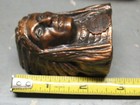Vintage   The  Heritage  Nashville  Tenn  Bronzed Indian Chief Souvenir 