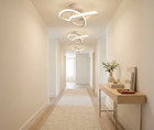 Led Ceiling Light Modern Ring Chandelier Flush Mount Bedroom Living Room Fixture