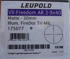 Leupold Vx-freedom 223 308 3-9x40 Firedot 30mm Tactical Scope 175077 Tri-mil Nos
