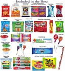 Foxy Fane 100ct Ultimate Snack Box - Variety Of Crackers  Cookies  Candy   Chips