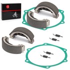 4-pack New Brake Shoes   Gasket Kit For John Deere 750 770 790 And 3005 Tractors
