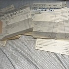 Lot Of 13 Vintage 1950s Doctors Orders Bills Invoice Receipts Clinic Medicine