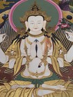 Beautiful Nepal-tibetan Thangka  White Tara  32   x24   