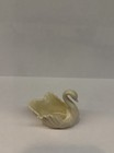 Lenox Ivory Porcelain Swan Cake Topper   Ring Holder 2 1 2   