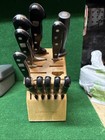 Wusthof 11 Piece Knife   Gourmet Set Solingen Germany Chef Knife Dinner Knives