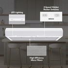 Broan-nutone 30  Under Cabinet Rangehood  Energy Star  350 Max Blower  open Box 