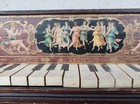 Vintage Schoenhut Child s Victorian Toy Piano With Paper Decal  1900 Patent Date