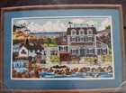 Vintage 1989 Dimensions Needlepoint Nantucket Breeze 20  X 12  Sealed